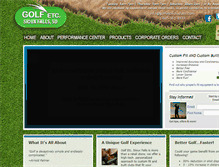 Tablet Screenshot of golfetcsiouxfalls.com